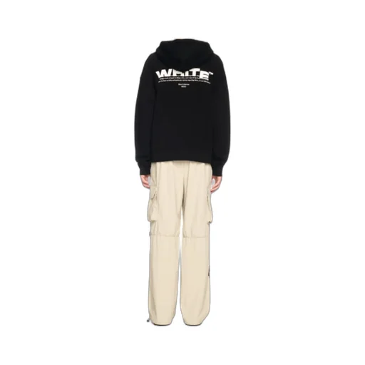 Logo Printed Drawstring Hoodie