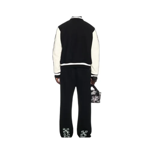 Lea Button-Up Varsity Jacket