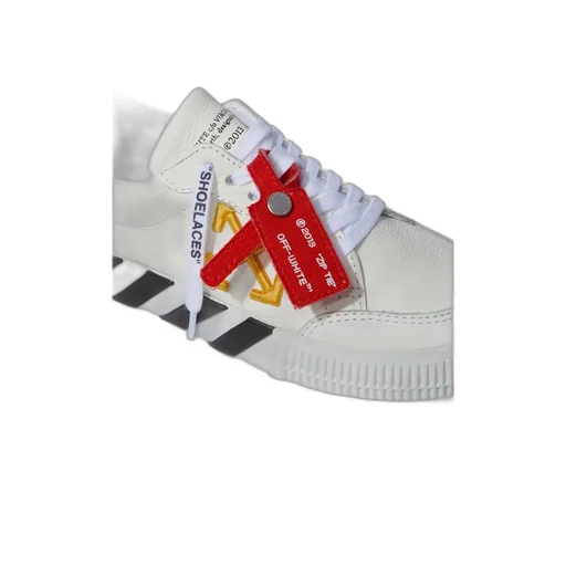 Vulcanized Leather Low-Top Sneakers