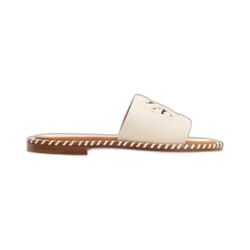 Twist Arrow-Embossed Slip-On Slides