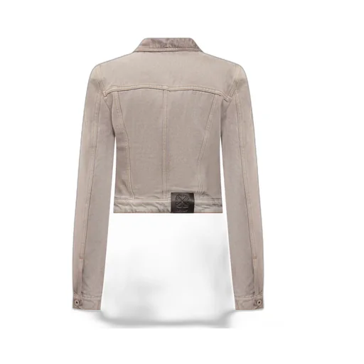 Buttoned Long-Sleeved Denim Jacket