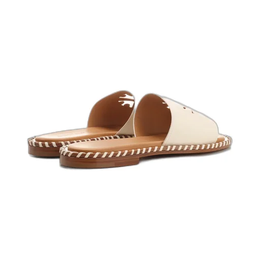 Twist Arrow-Embossed Slip-On Slides