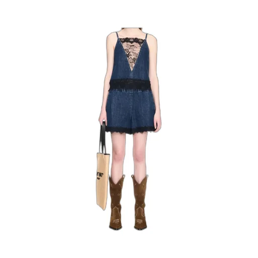 Lace-Detailing Shorts