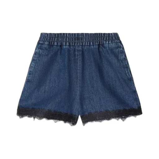 Lace-Detailing Shorts