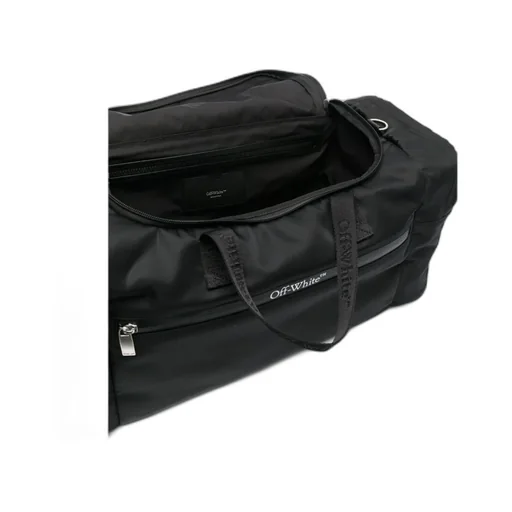 Logo Printed Zi-Up Holdall Bag