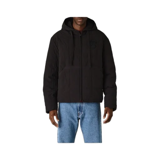 Logo Patch Quilted Jacket