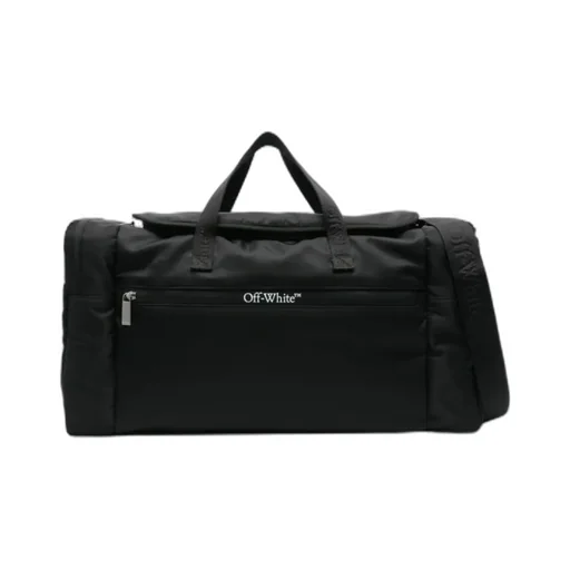 Logo Printed Zi-Up Holdall Bag