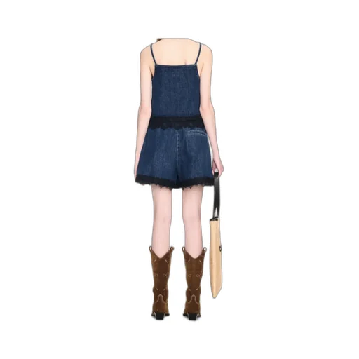 Lace-Detailing Shorts