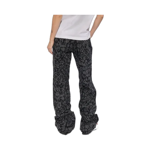 Logo Patch Flared Pants