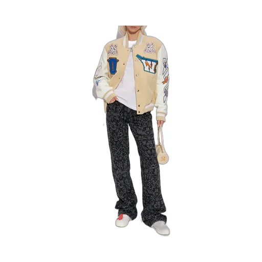 Logo Patch Flared Pants