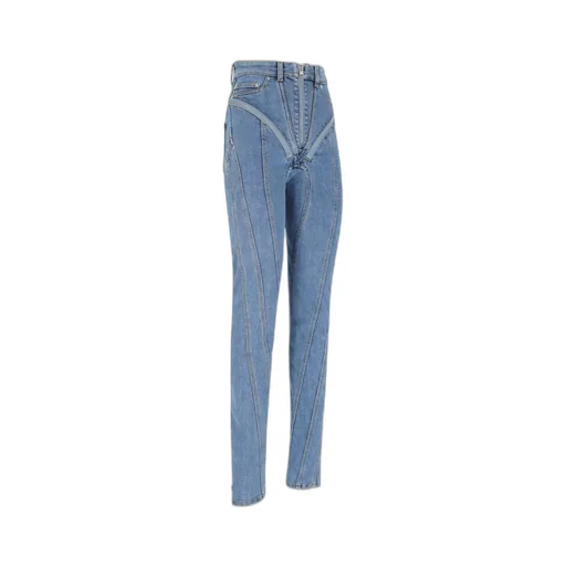 Zipper Detail Jeans