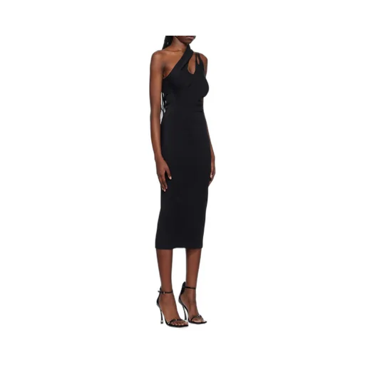 Asymmetric Midi Dress