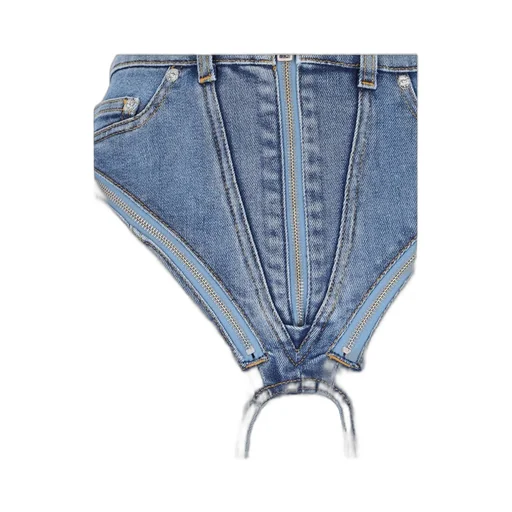 Zipper Detail Jeans