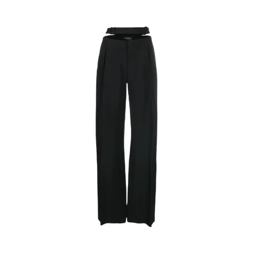 Wide-Leg Tailored Trousers