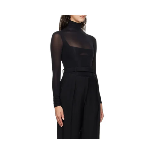 High-Neck Long-Sleeve Top