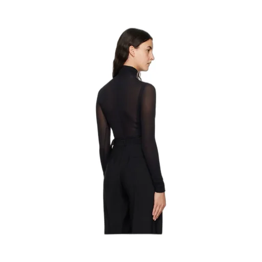 High-Neck Long-Sleeve Top