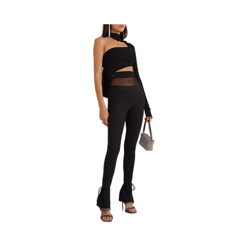 Illusion Hollowed-Out Detail Jumpsuit