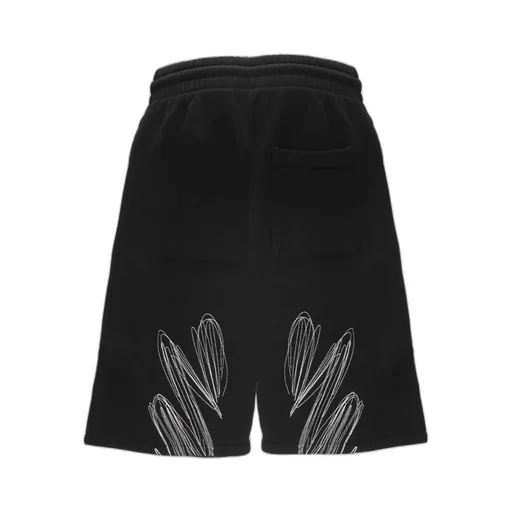 Logo Embroidered Drawstring Shorts
