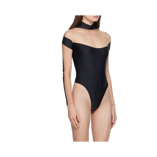 Illusion Logo Plaque Bodysuit