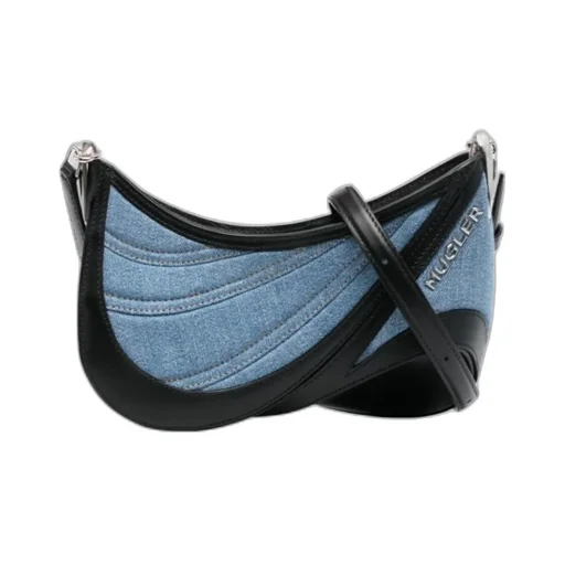 Small Spiral Curve 01 Denim Bag