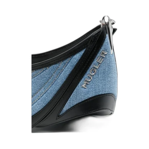 Small Spiral Curve 01 Denim Bag