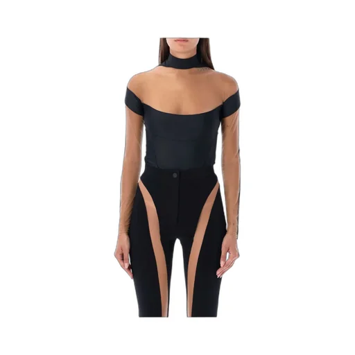 Illusion Logo Plaque Bodysuit