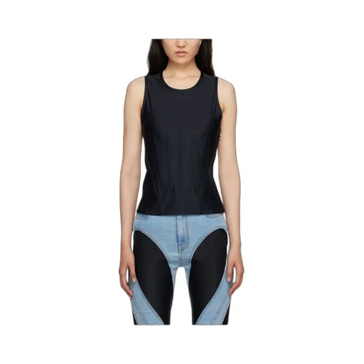 Round-Neck Sleeveless Top