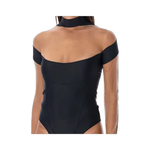 Illusion Logo Plaque Bodysuit