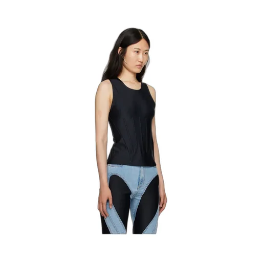 Round-Neck Sleeveless Top