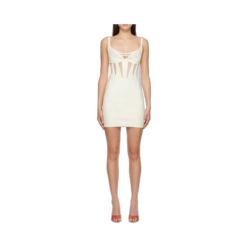 Low Round Neck Sling Dress