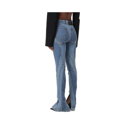 Seam-Detail Slim-Fit Jeans