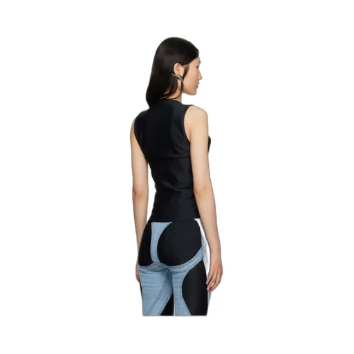 Round-Neck Sleeveless Top
