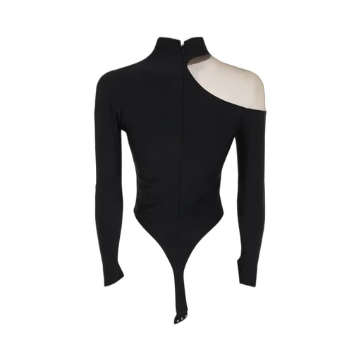 Illusion Sheer-Panel Bodysuit