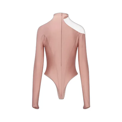 Asymmetric Cutout Bodysuit