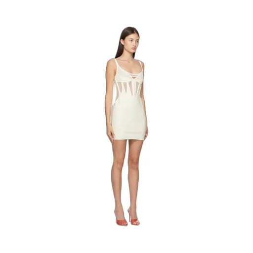 Low Round Neck Sling Dress