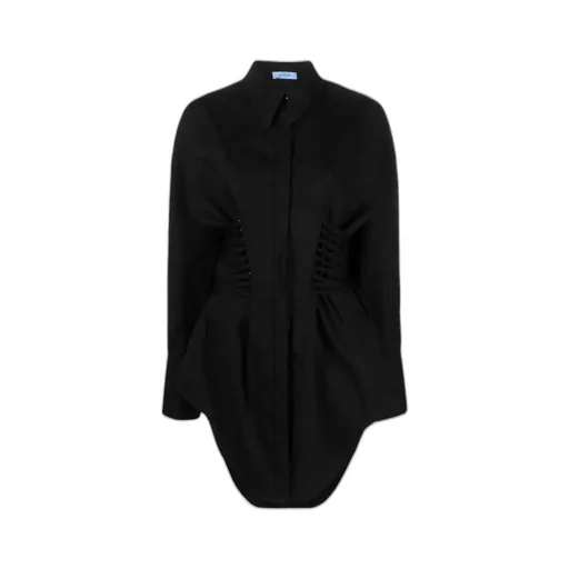 Lapel Long-Sleeved Blouse