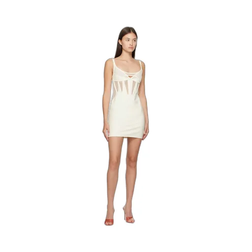 Low Round Neck Sling Dress