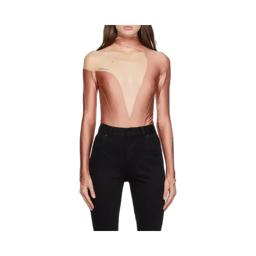 Asymmetric Cutout Bodysuit