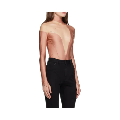 Asymmetric Cutout Bodysuit