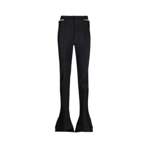 High Waist Cut Out Detailed Trousers