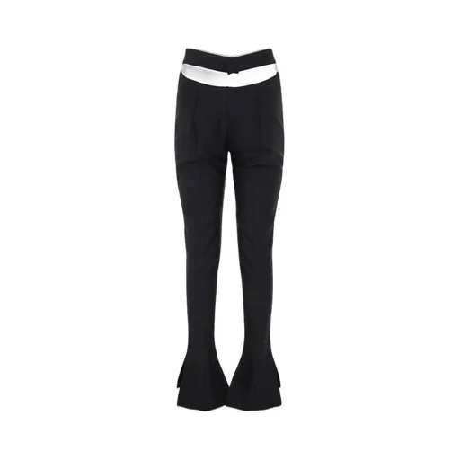 High Waist Cut Out Detailed Trousers