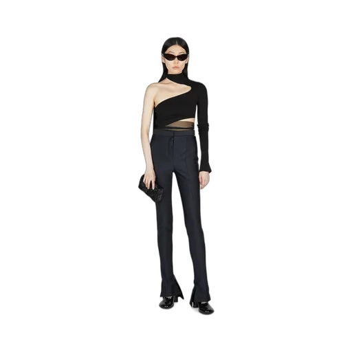 Cut-Out Asymmetric Bodysuit