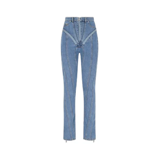 Zipper Detail Jeans