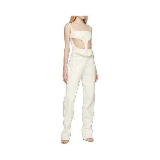 Front Hollowed-Out Detail Vest