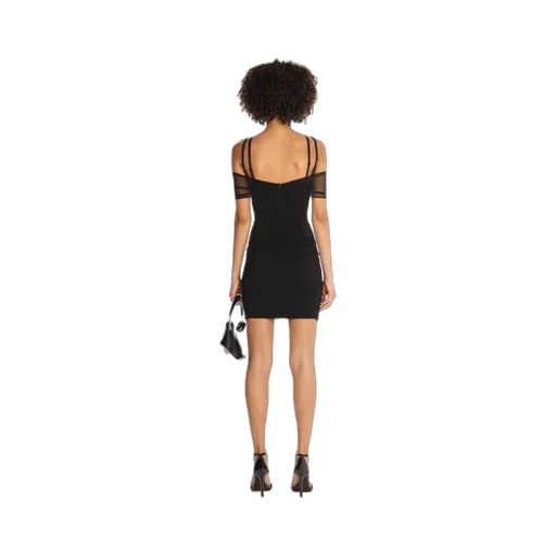 Ruched Halter Mini Dress