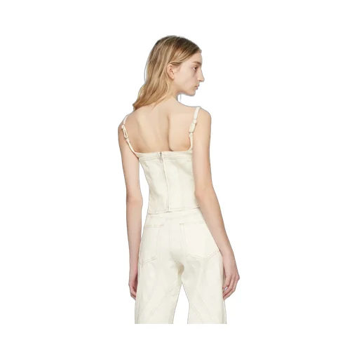 Front Hollowed-Out Detail Vest