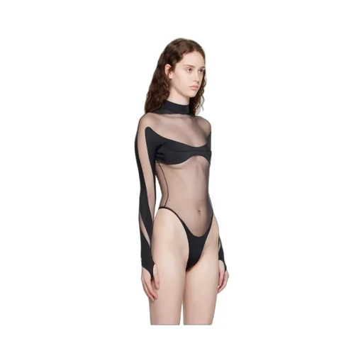 Illusion Panelled Bodysuit