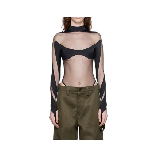 Illusion Panelled Bodysuit