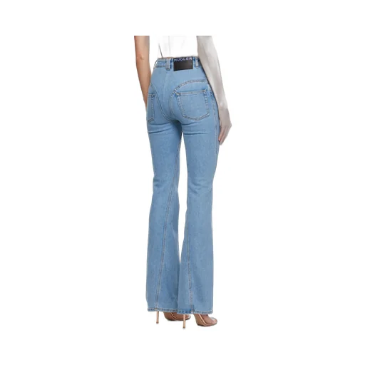 Seam-Detail Flared Jeans