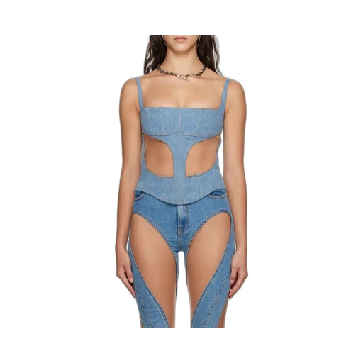 Front Hollowed-Out Detail Vest